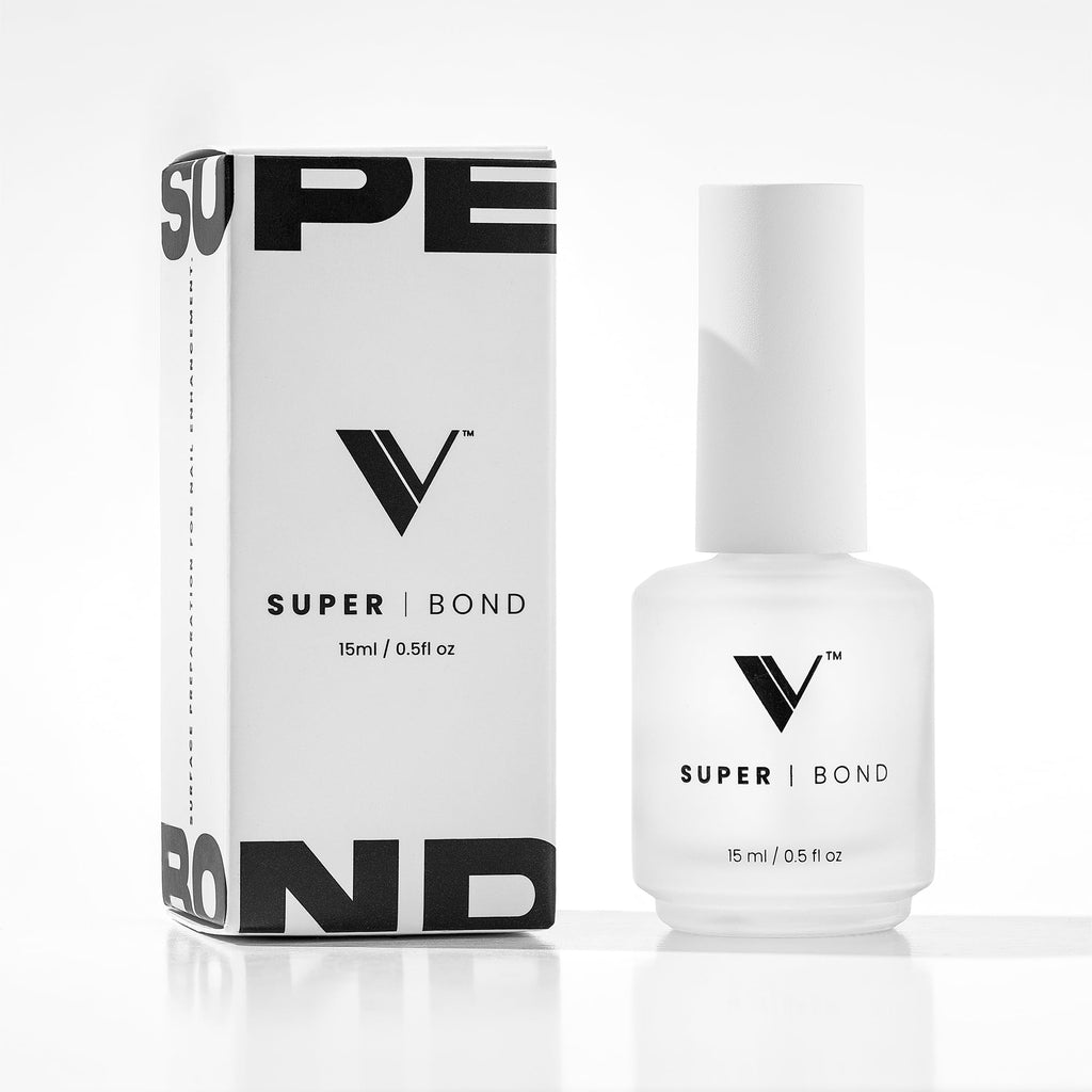 V Beauty Pure Super Bond Nail Primer – Long-Lasting, Low-Odor Bonding Primer for Gel, Acrylic & Polish (15 ml)