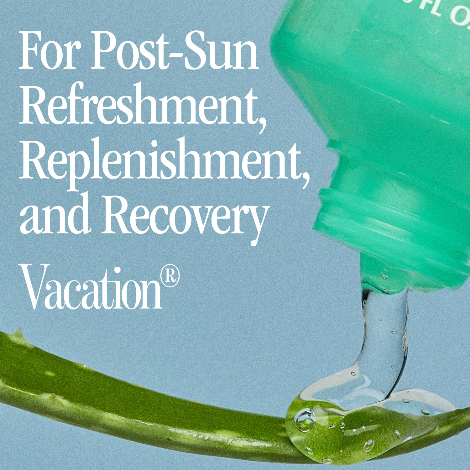 VACATION Mini After Sun Gel – Travel-Size Aloe Vera Gel for Hydration & Cooling (6-Pack)