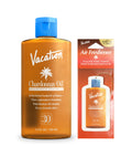 VACATION Chardonnay Oil SPF 30 & Air Freshener Bundle – Travel-Size, Invisible on All Skin Tones