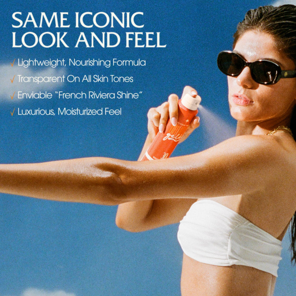 Vacation Orange Gelée SPF 30 Sunscreen Spray Oil & Free Air Freshener Bundle | Vegan