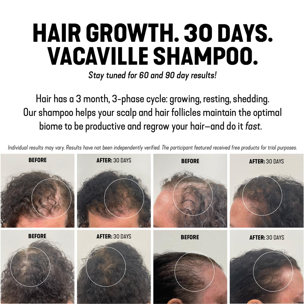 Vacaville Beauty Peppermint Powder Shampoo – Powder-to-Lather, All Hair Types, Vegan & Cruelty-Free