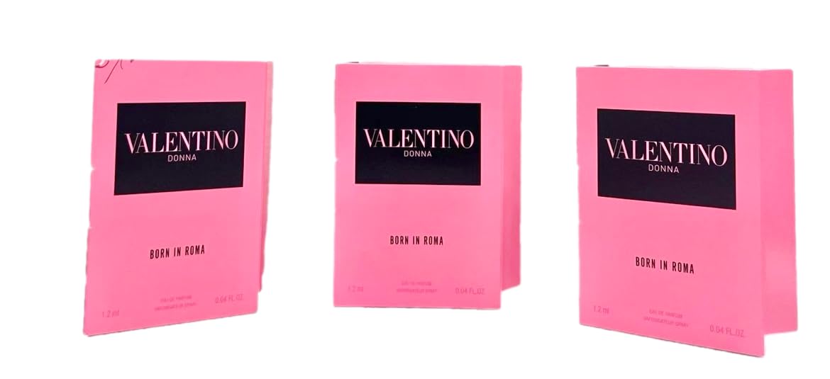 Valentino Born in Roma EDP Sample Set — 3 Mini Sprays for Women (Partially Filled)