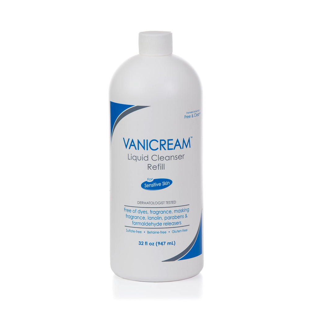 Vanicream Liquid Cleanser Refill – Sensitive Skin, 32 oz | Gentle, Fragrance-Free Daily Cleanser