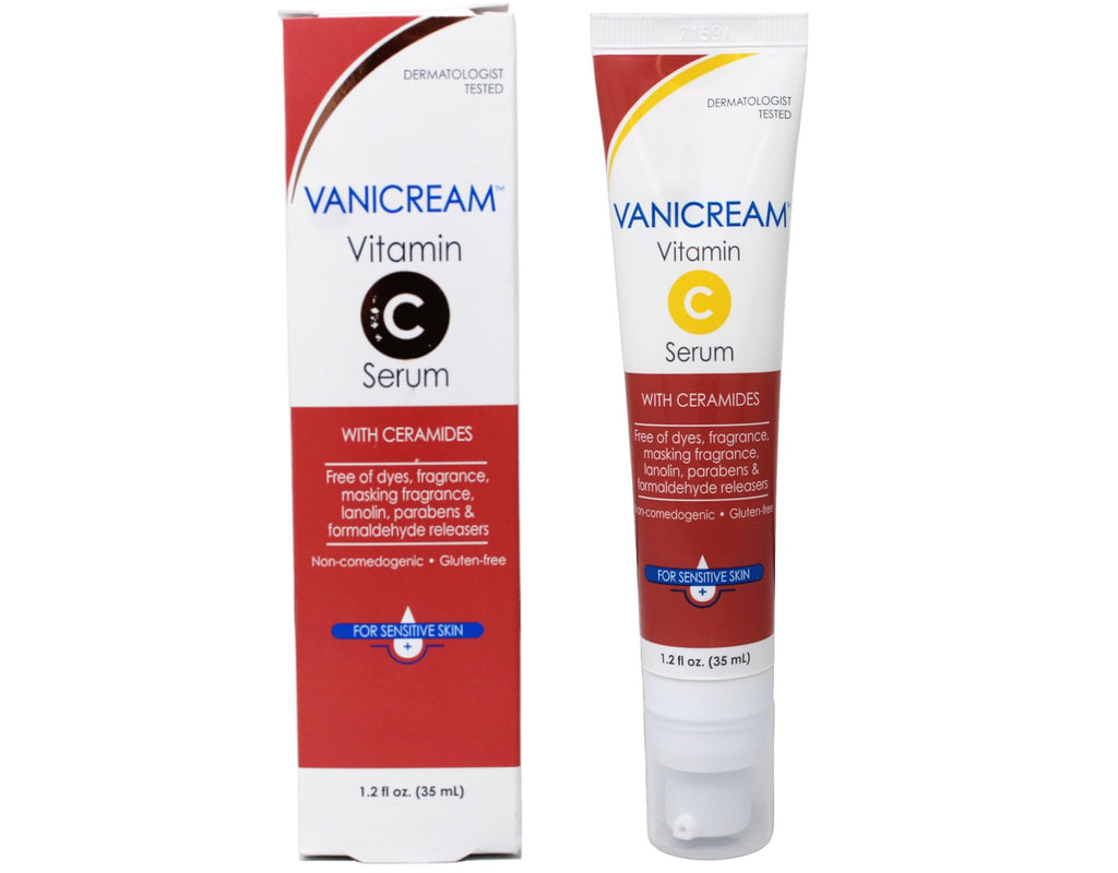 Vanicream Vitamin C Serum with Ceramides for Sensitive Skin – 1.2 fl oz (Pack of 2)