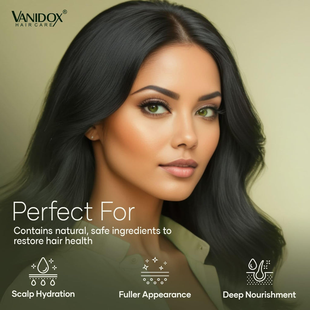 VANIDOX Tea Tree Shampoo & Conditioner Set – Itchy Scalp Relief, Biotin, DHT Blockers, 16 oz