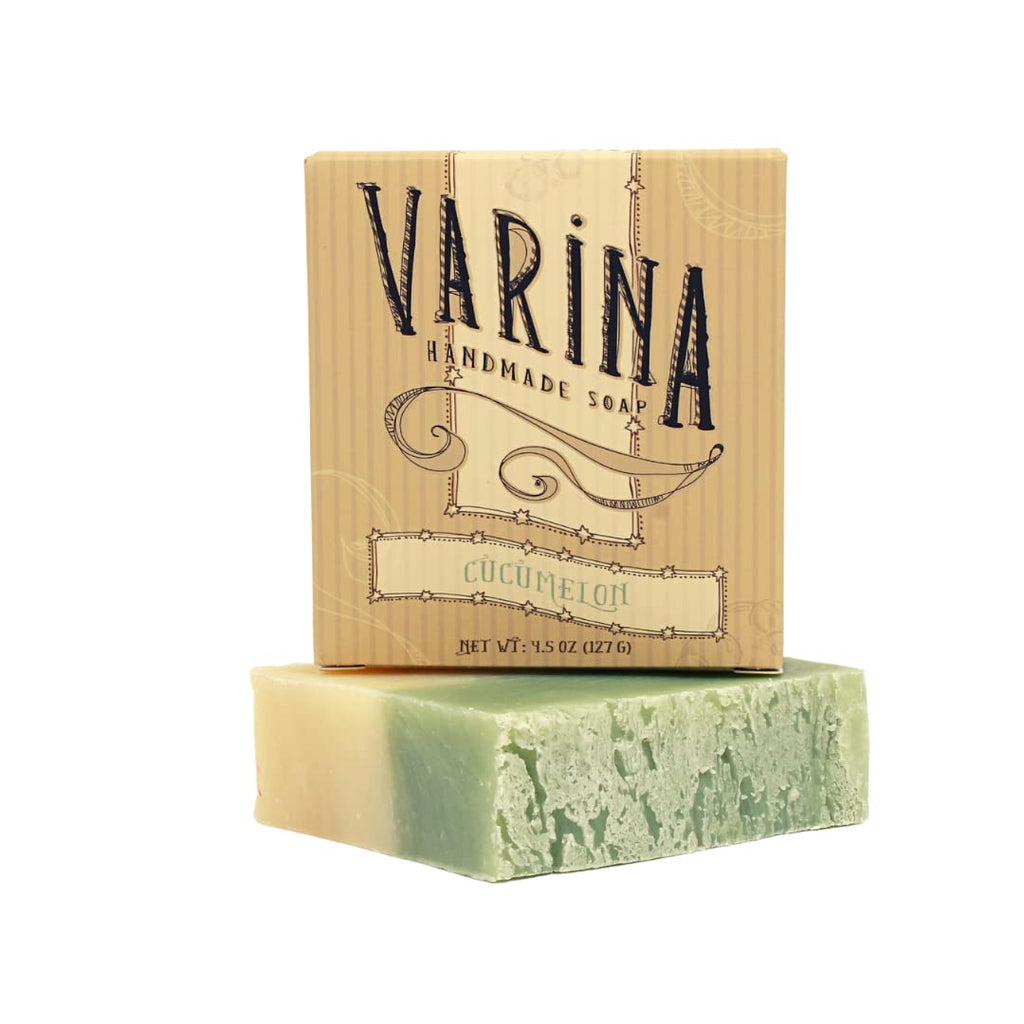 Varina Cucumelon Bar Soap – Gentle Natural Cleansing for Sensitive Skin | 3-Pack