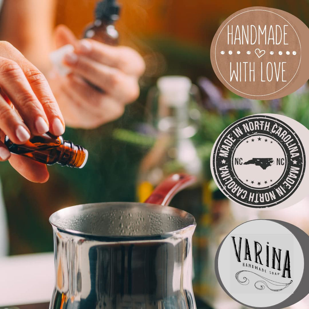 Varina Patchouli Soap Variety – 5-Pack for Sensitive Skin | Handmade, Earthy Scents