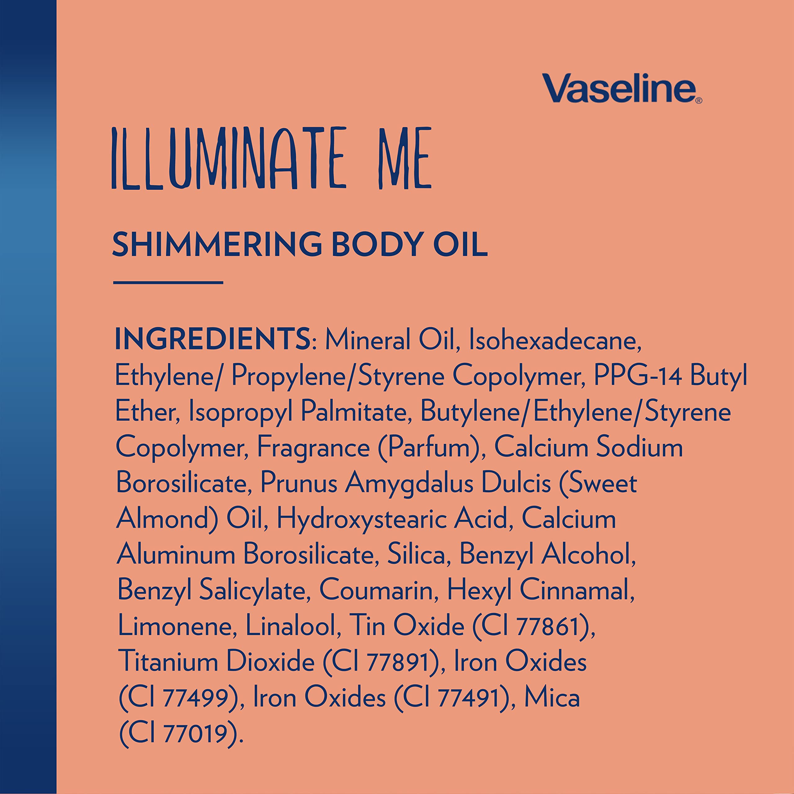 Vaseline Illuminate Me Shimmering Body Oil 3.3 oz (2-Pack) – Glow for Melanin-Rich Skin