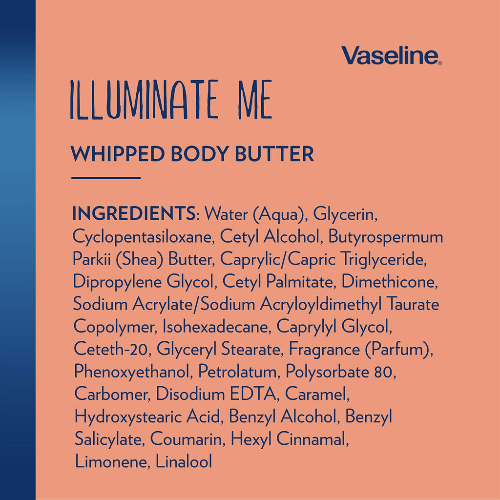 Vaseline Illuminate Me Body Butter & Body Oil — Shimmering Hydration for Melanin-Rich Skin