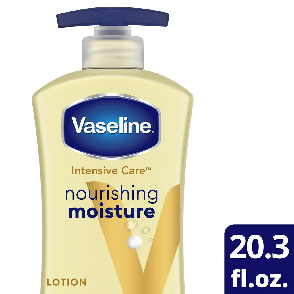 Vaseline Intensive Care Essential Healing Body Lotion – 20.3 oz Pump Bottle, 4/carton