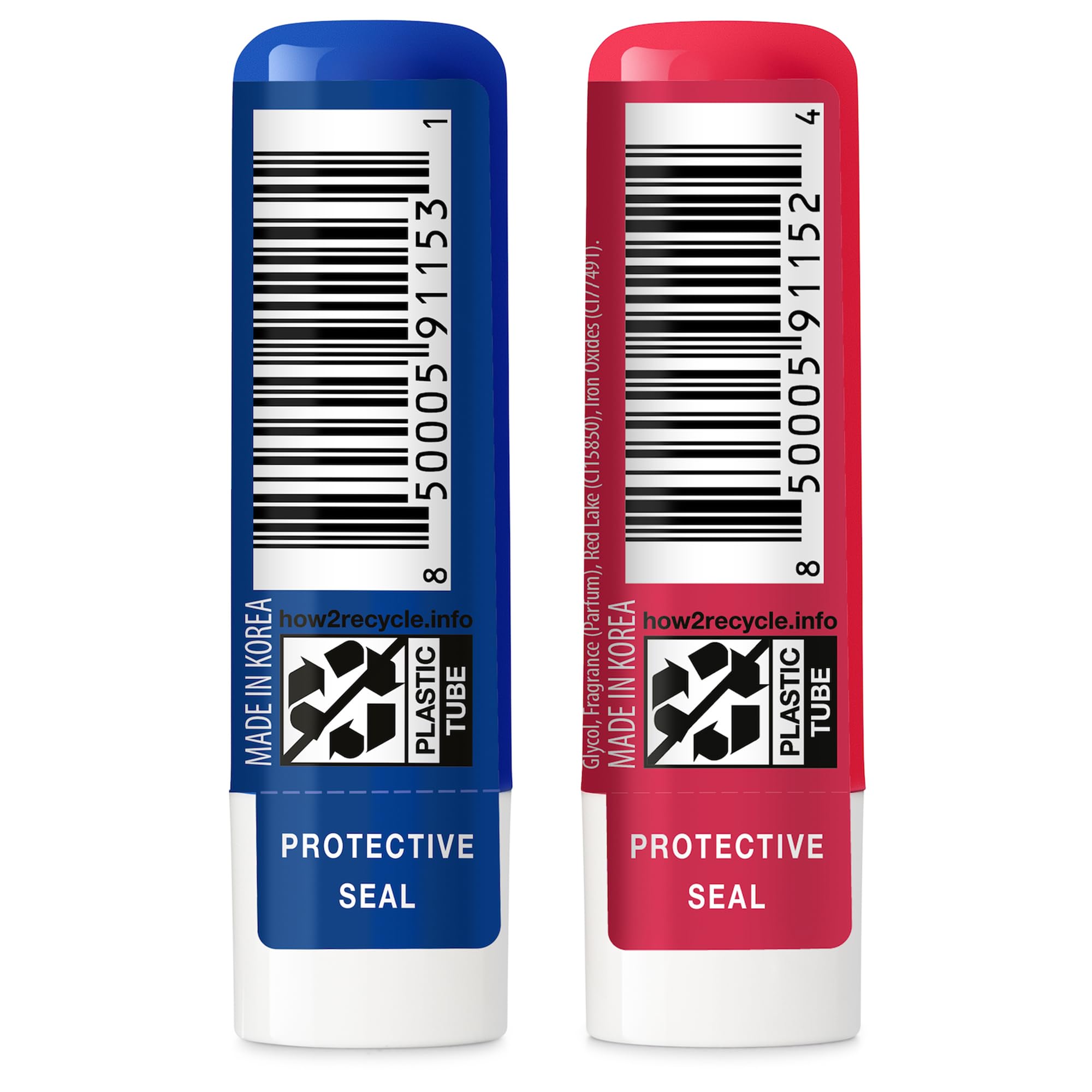 Vaseline Lip Therapy Bulk Lip Balm – Rosy Lips & Original, 24 Sticks (0.16 oz each)