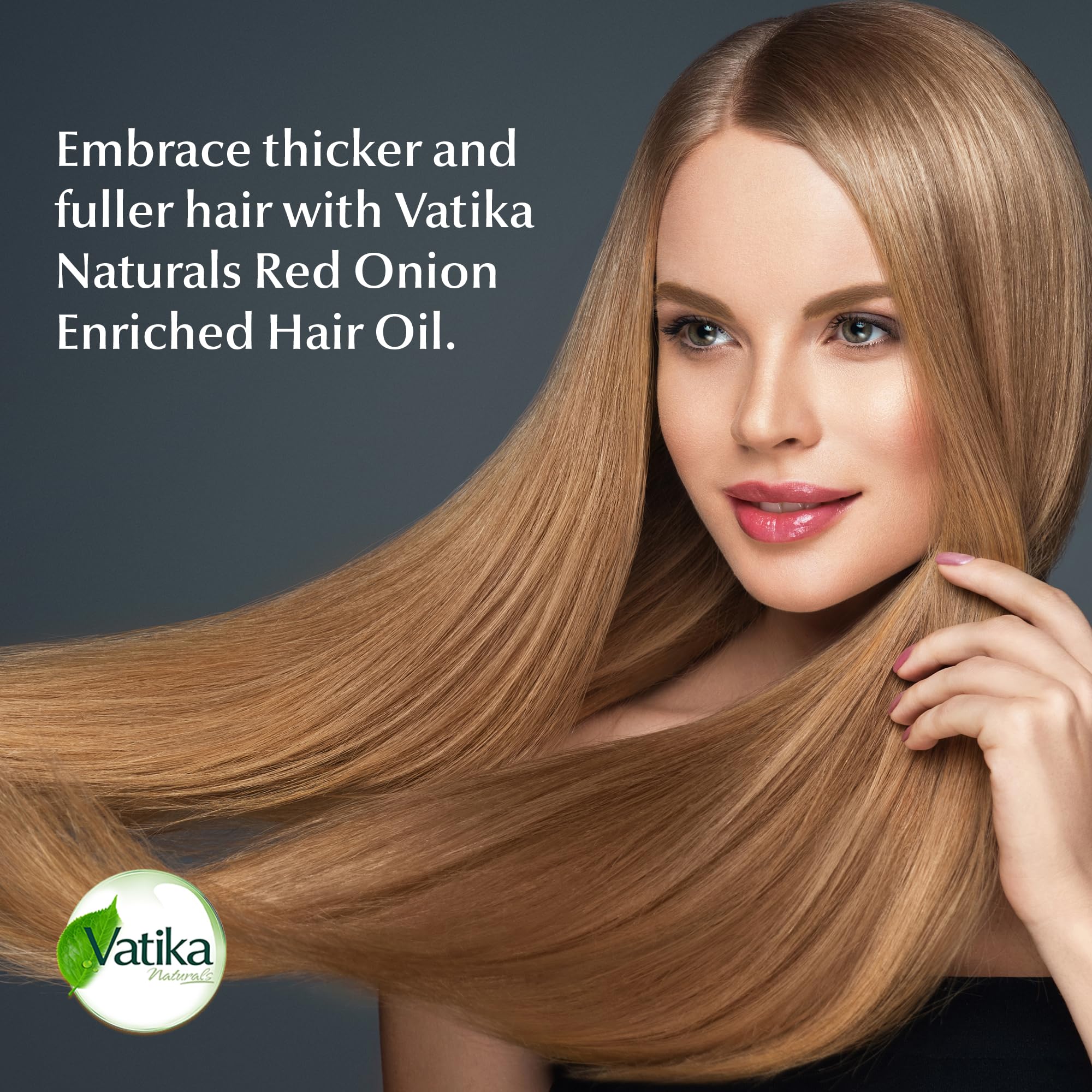 Vatika Naturals Multivitamin Hair Oil – Red Onion & Rosemary, 300 ml