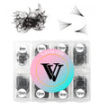 VAVALASH 600 Premade Lash Fans – 5D to 24D, 8–15mm, Thin Base, Korean PBT