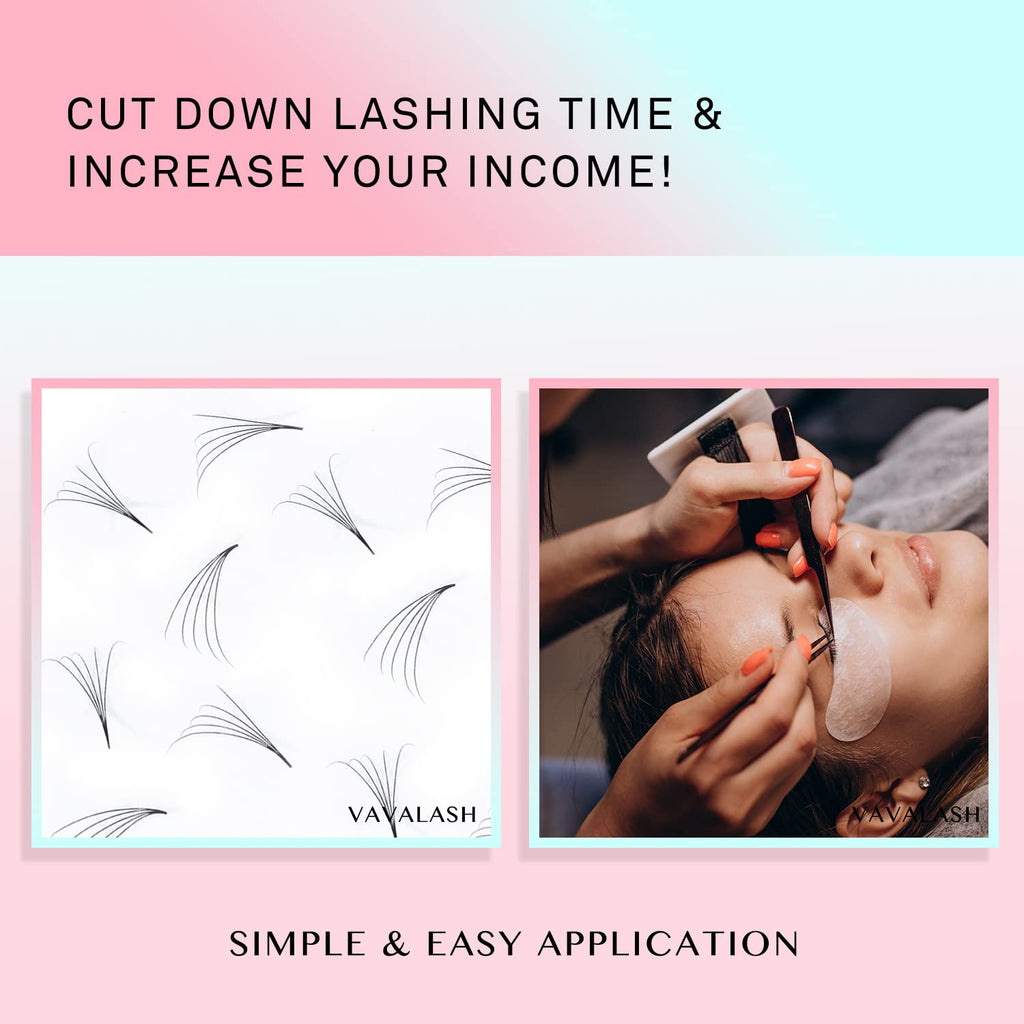 VAVALASH 600 Premade Lash Fans – 5D-24D Promade Loose Fans Thin Base