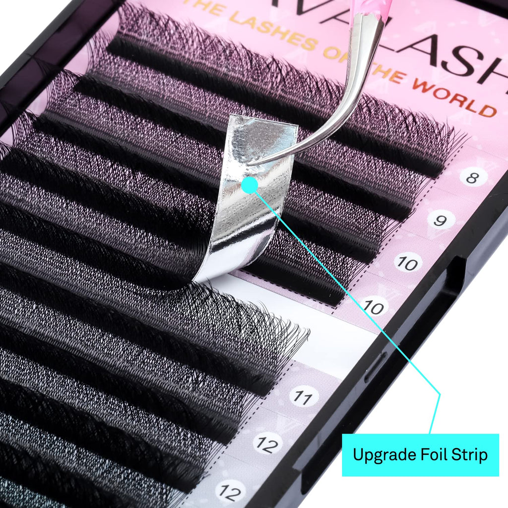 VAVALASH W-shaped 5D Premade Fans 0.07 C Curl Matte Black Volume Lashes – Easy Fanning