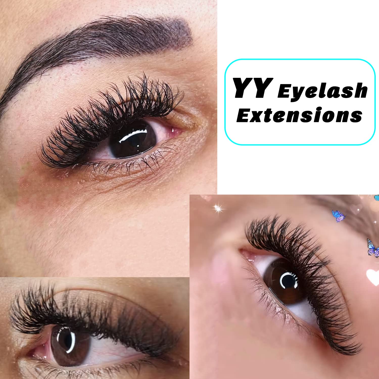 VAVALASH W-shaped 5D Premade Fans, 0.07 D-Curl Lash Extensions