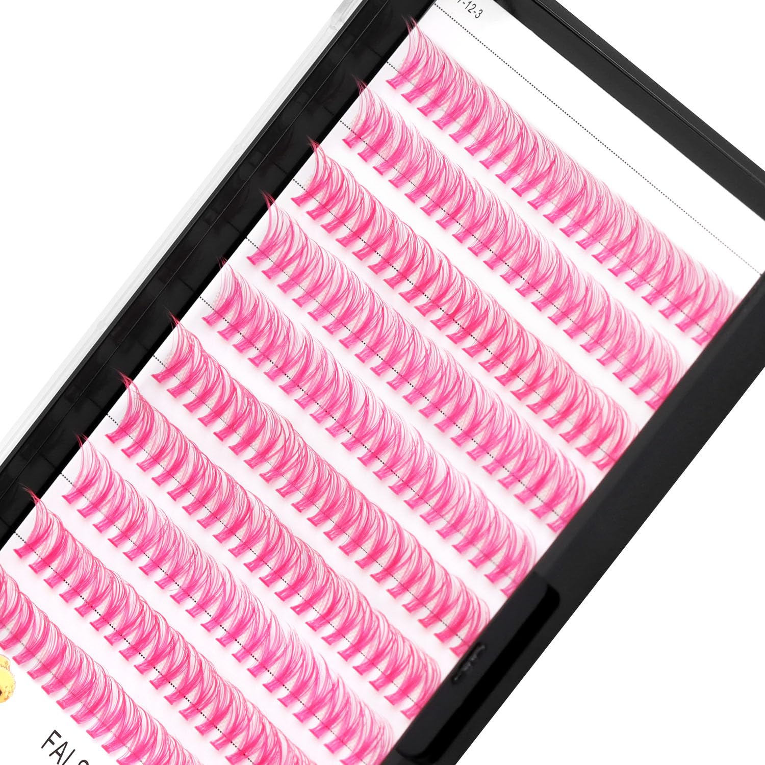 Vayator Pink D Curl False Eyelashes – 3 Styles, 10–18mm, 200 Pcs