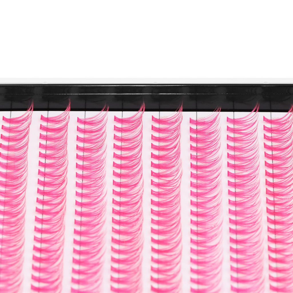 Vayator Pink D Curl False Eyelashes – 3 Styles, 10–18mm, 200 Pcs