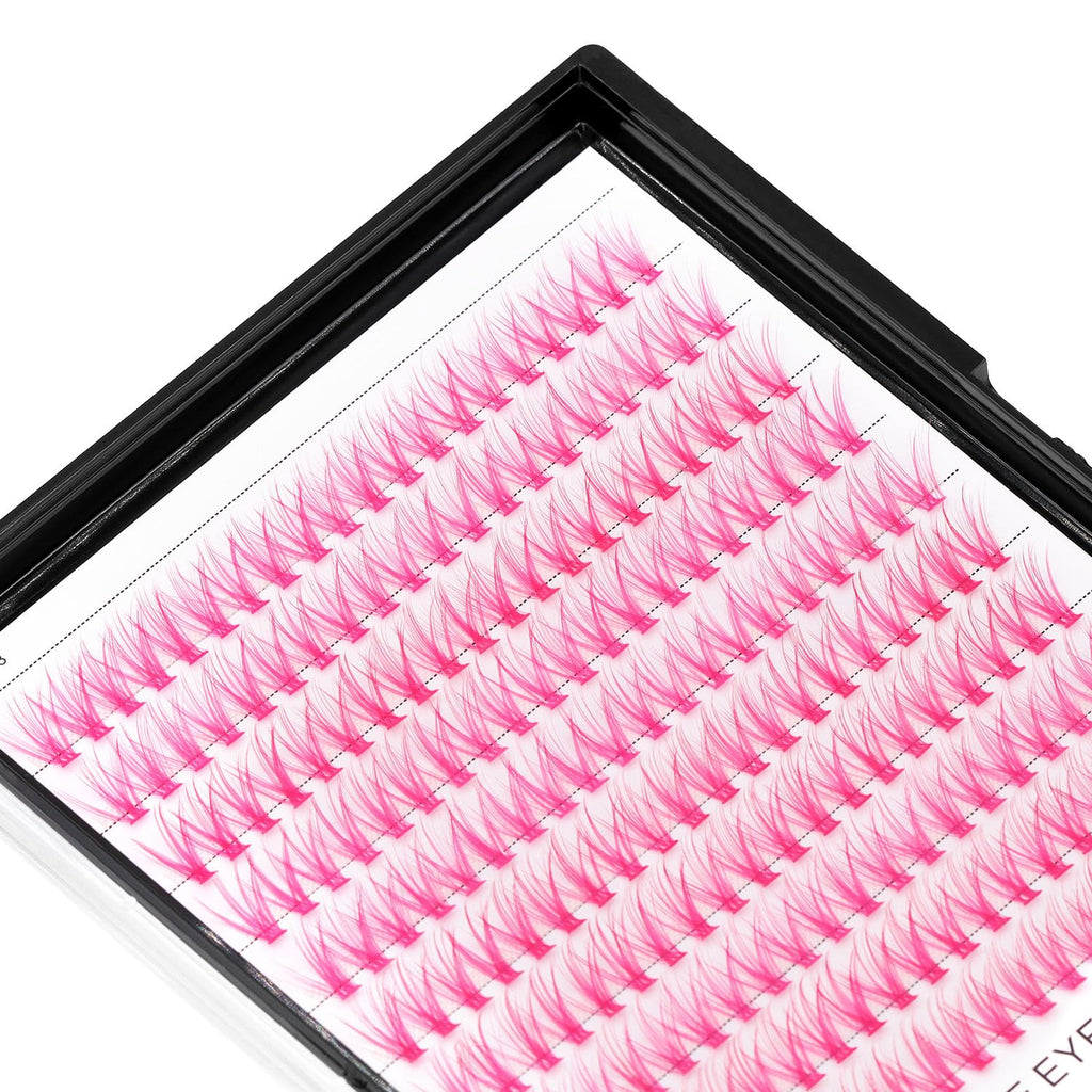 Vayator Pink D Curl False Eyelashes – 3 Styles, 10–18mm, 200 Pcs