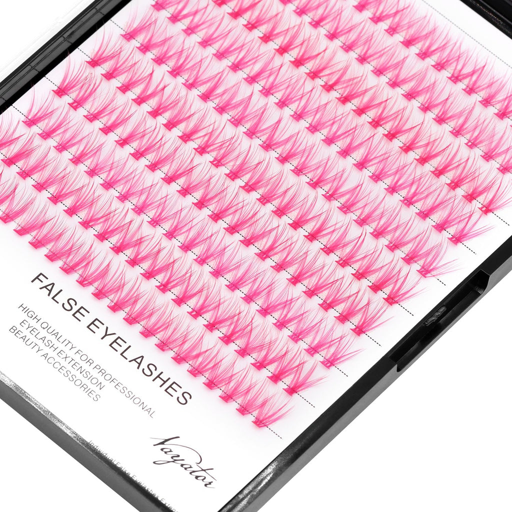 Vayator Pink D Curl False Eyelashes – 3 Styles, 10–18mm, 200 Pcs