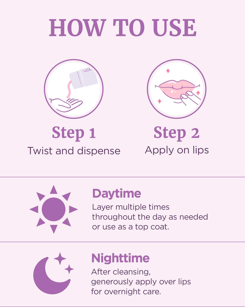 VDL Herbal Lipcerin Lip Gloss Balm (0.5oz) – Bergamot, Mallow Leaf & Sage | Moisturizing, Plumping, Conditioning