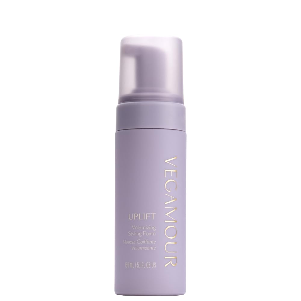 VEGAMOUR UPLIFT Volumizing Styling Foam | Cloud-Like Lift for Fine Hair