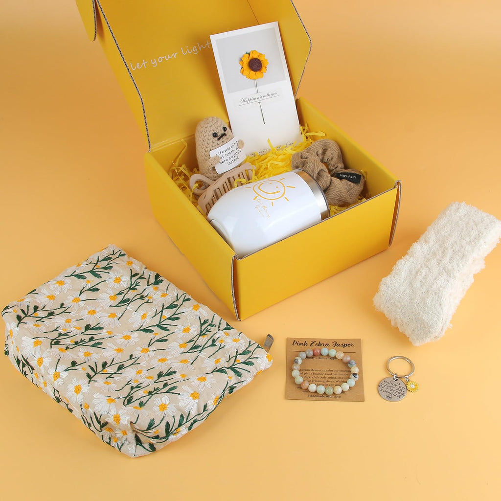 VEHODEVIA Sunshine Cheer Up Gift Box – Birthday & Get Well Gift for Women