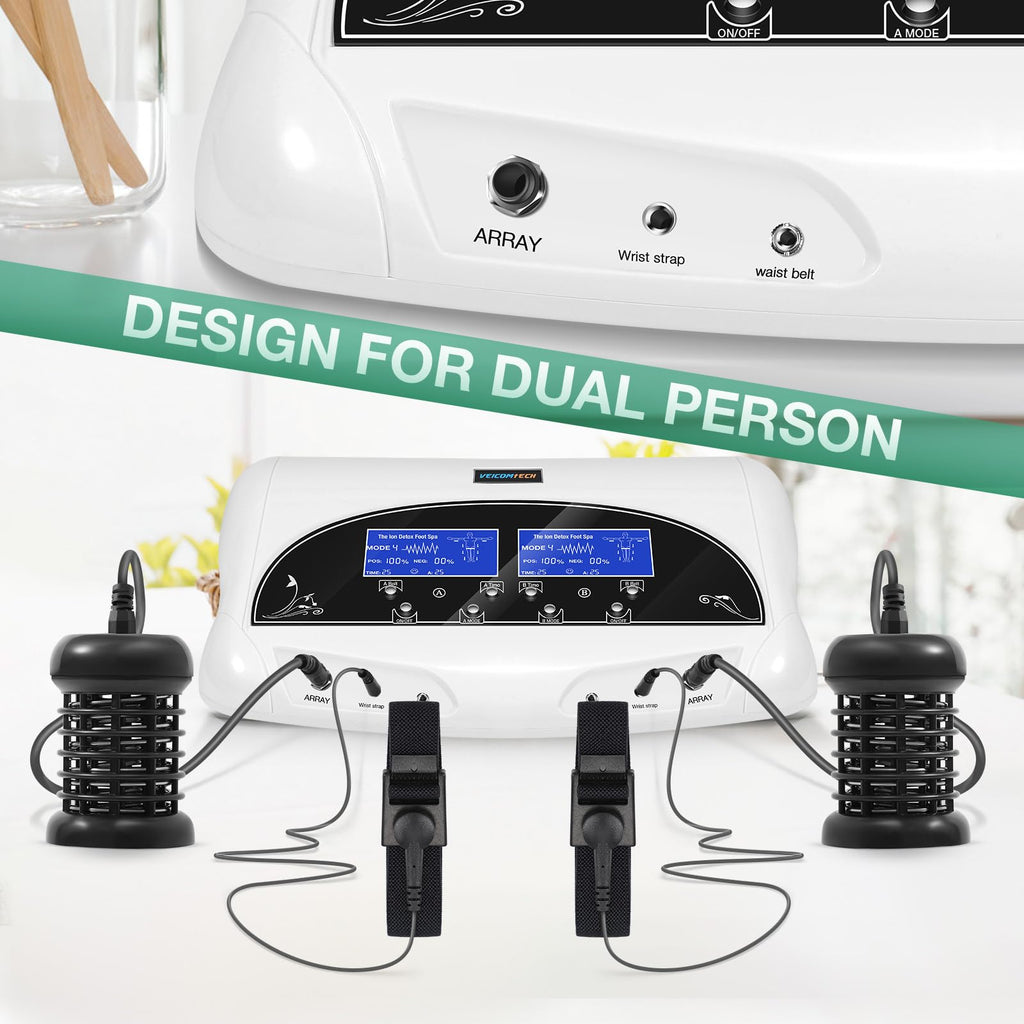 Veicomtech Dual Ionic Foot Bath Detox Machine – Pro Spa System