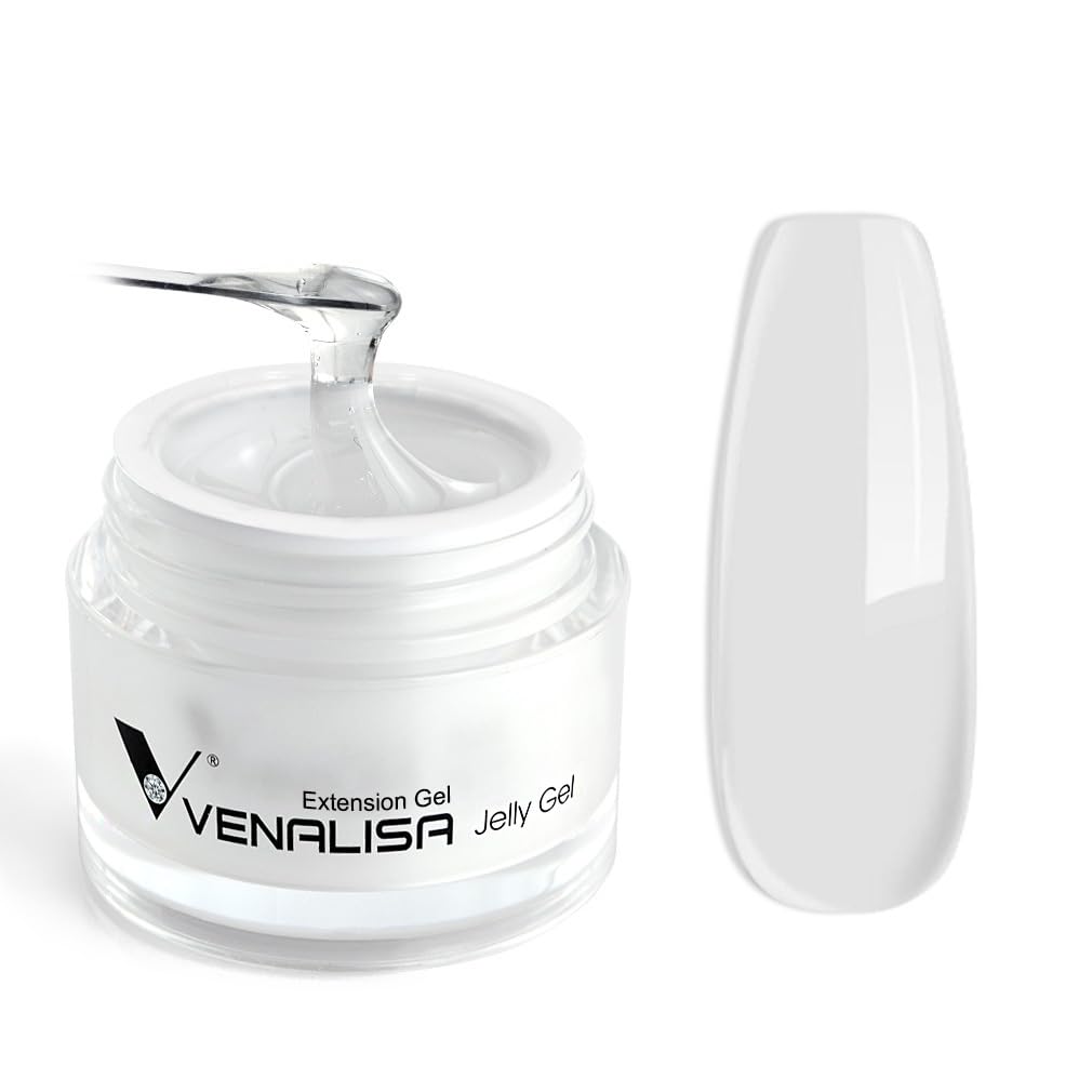 VENALISA Builder Nail Gel, 50ml Clear Hard Gel for Nail Extensions & Gel Manicure