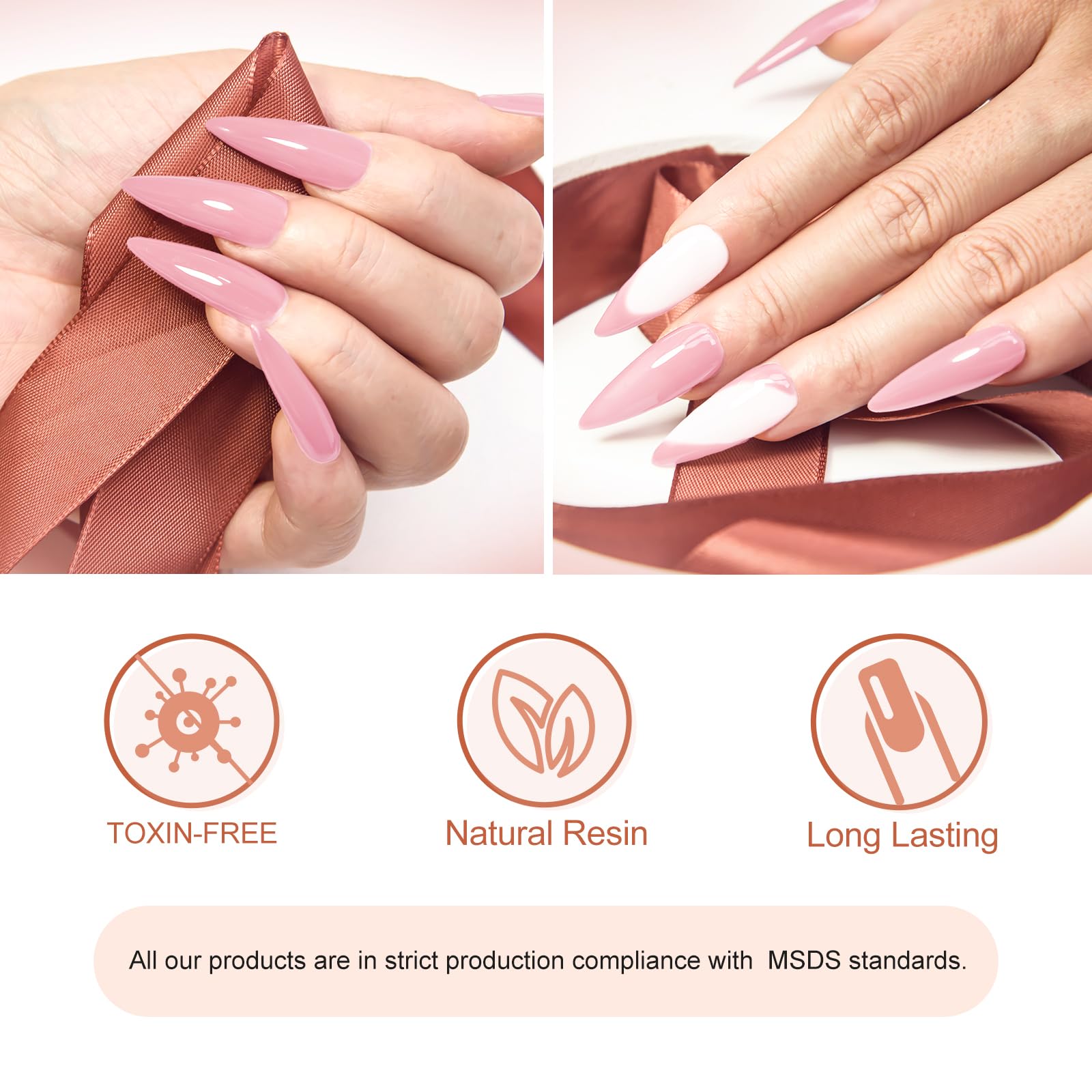 VENALISA Hard Gel for Nails 50ml – Jelly Pink Builder & Strengthener