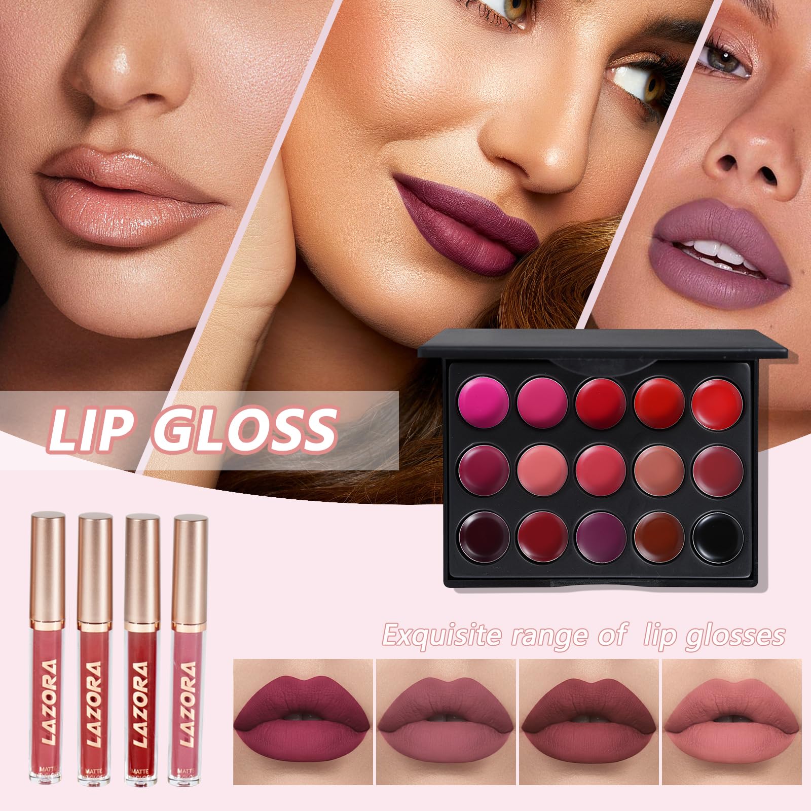 venshun All-In-One Makeup Kit for Women | Multi-Purpose Eyeshadow Palette, Concealer & Foundation | Portable Full Makeup Set