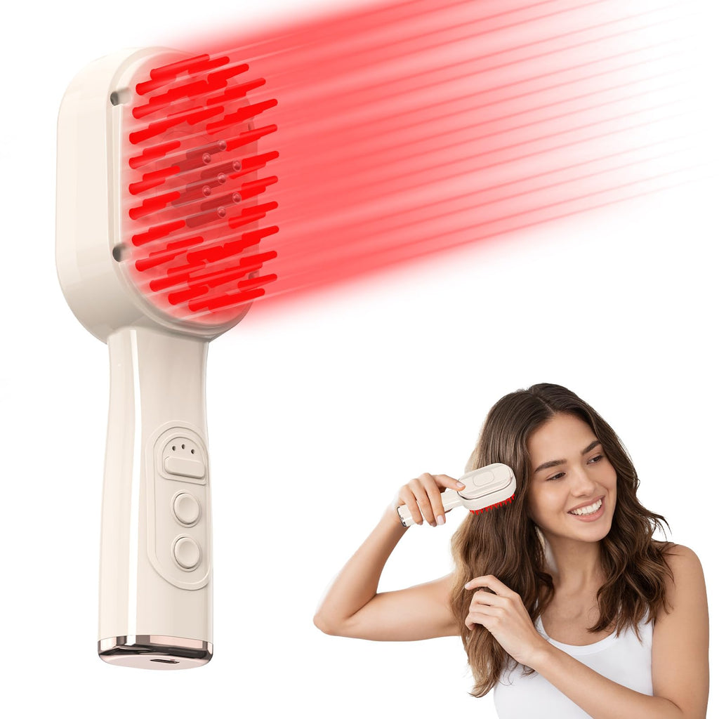 Verfubo Laser Therapy Hair Growth Comb | Red Light Therapy for Hair Growth & Scalp Massage