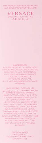 Versace Bright Crystal Absolu Eau de Parfum Rollerball for Women – 0.33 oz / 10 ml