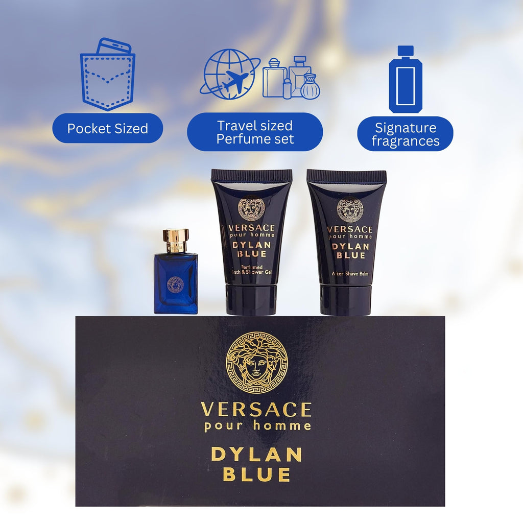 Versace Dylan Blue Pour Homme 3-Piece Miniature Set