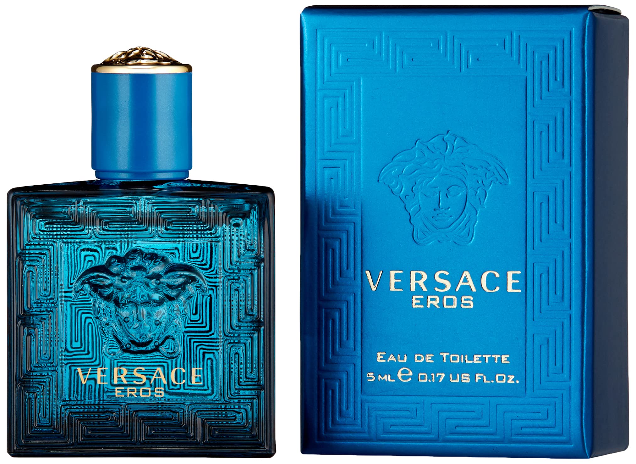 Versace Eros – Men’s EDT Splash 0.17 oz (5 ml) Mini, New in Box