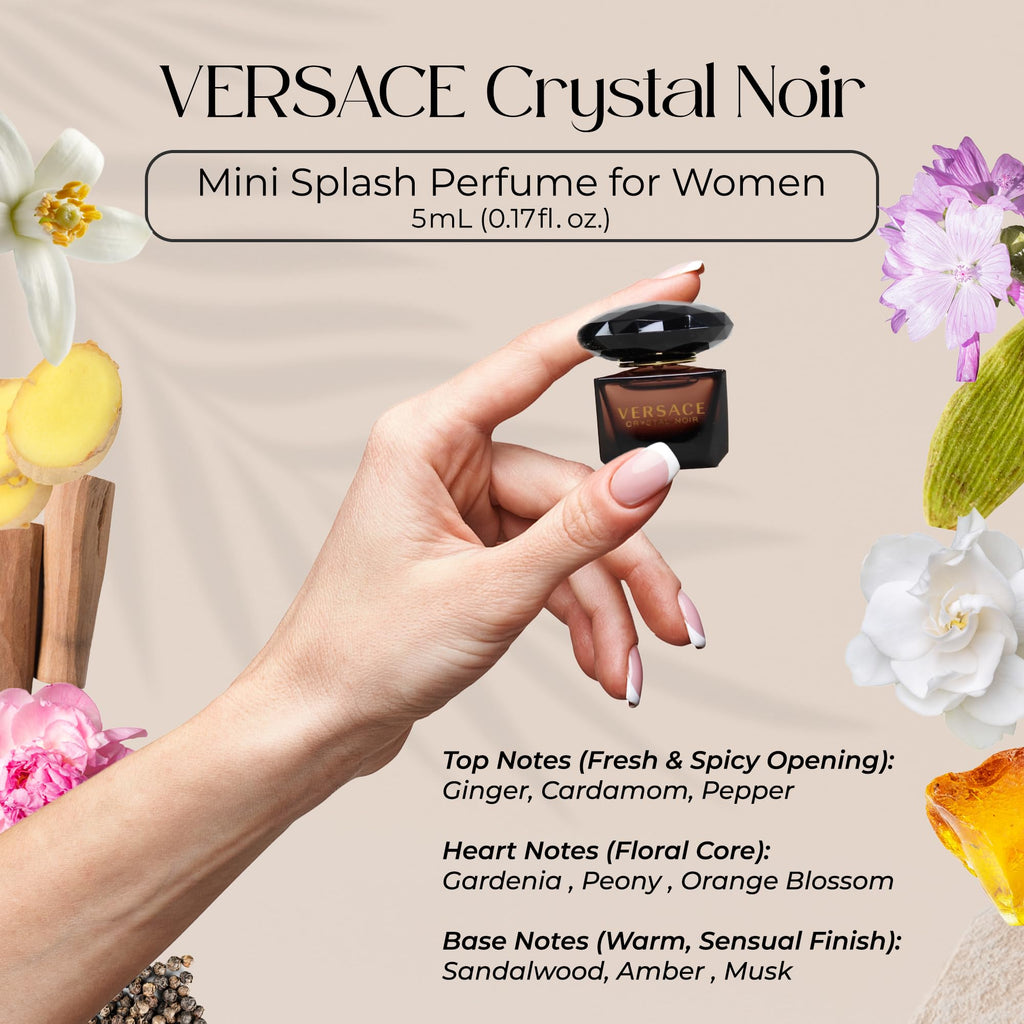 Versace Gifts & Sets – Womens Mini Fragrance Set: Crystal Noir, Bright Crystal, Eros Pour Femme, Dylan Blue