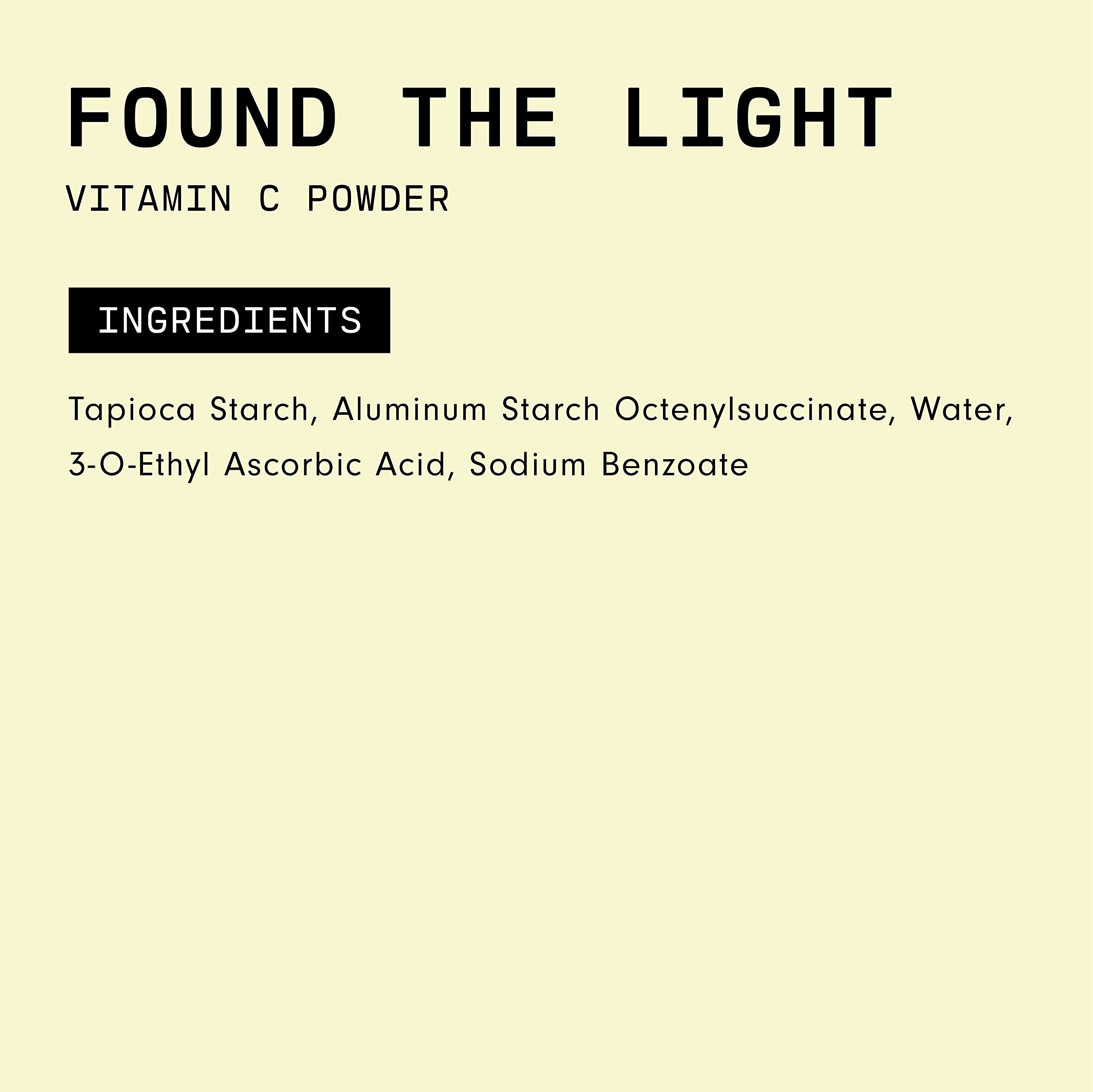 Versed Found The Light Vitamin C Powder - Mix Into Serum for Brightening