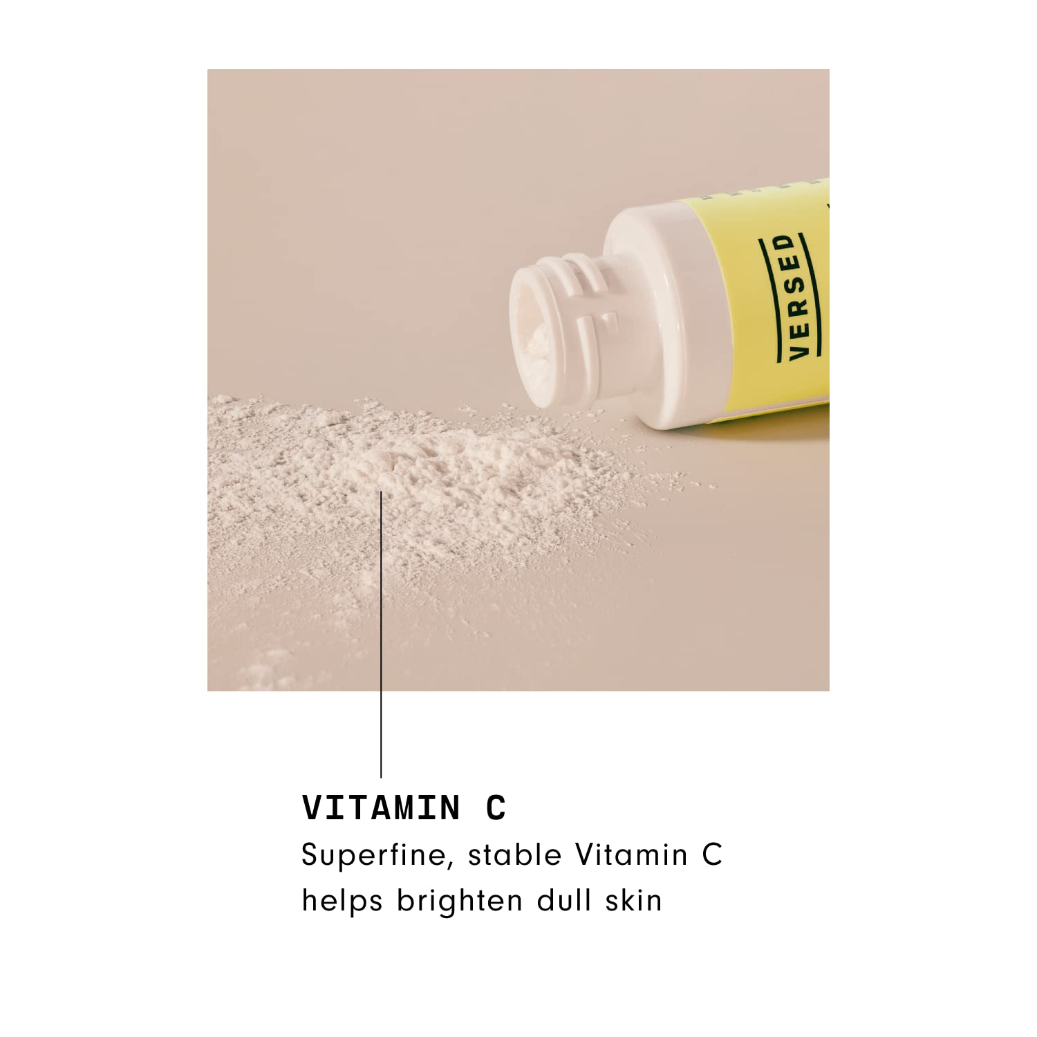 Versed Found The Light Vitamin C Powder - Mix Into Serum for Brightening