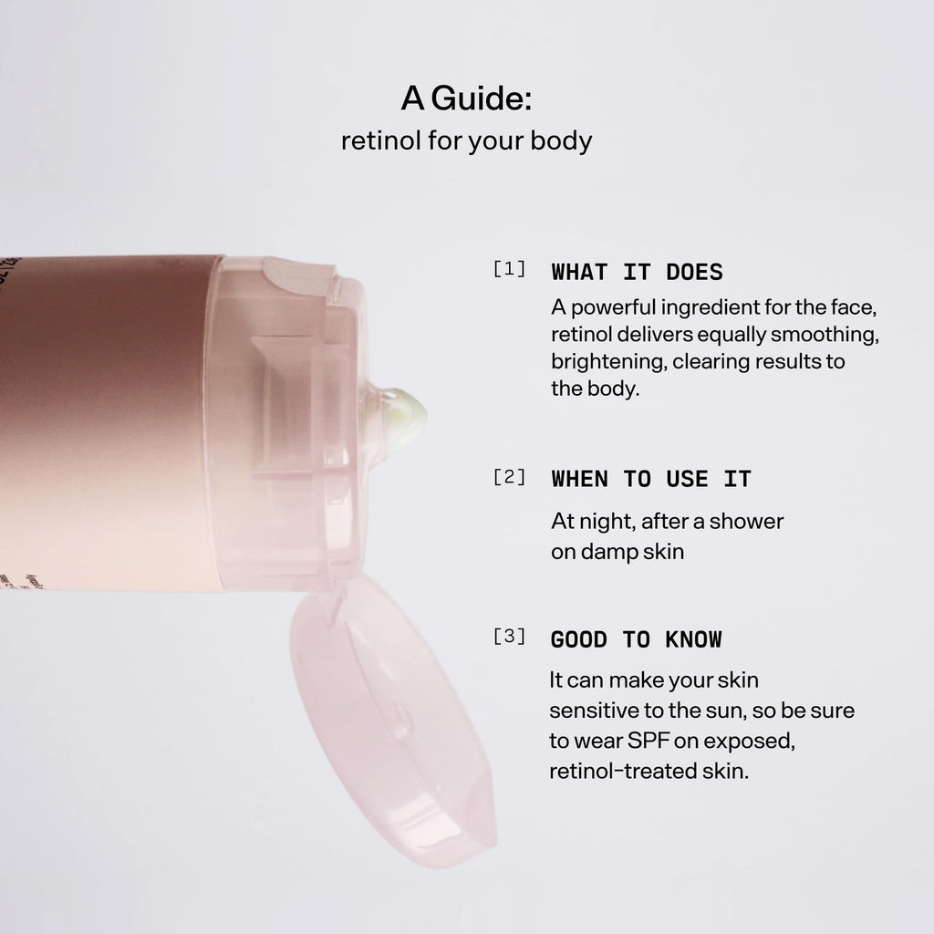 Versed Press Restart Retinol Body Lotion – Cocoa Butter & Squalane