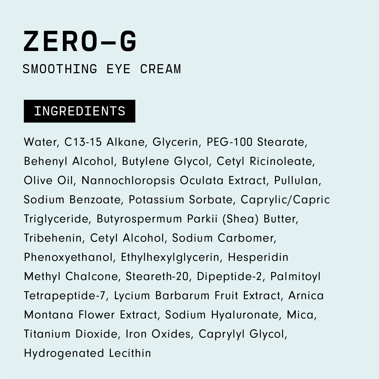 Versed Zero-G Smoothing Eye Cream – Algae Extract, Peptides & Olive Oil | Vegan