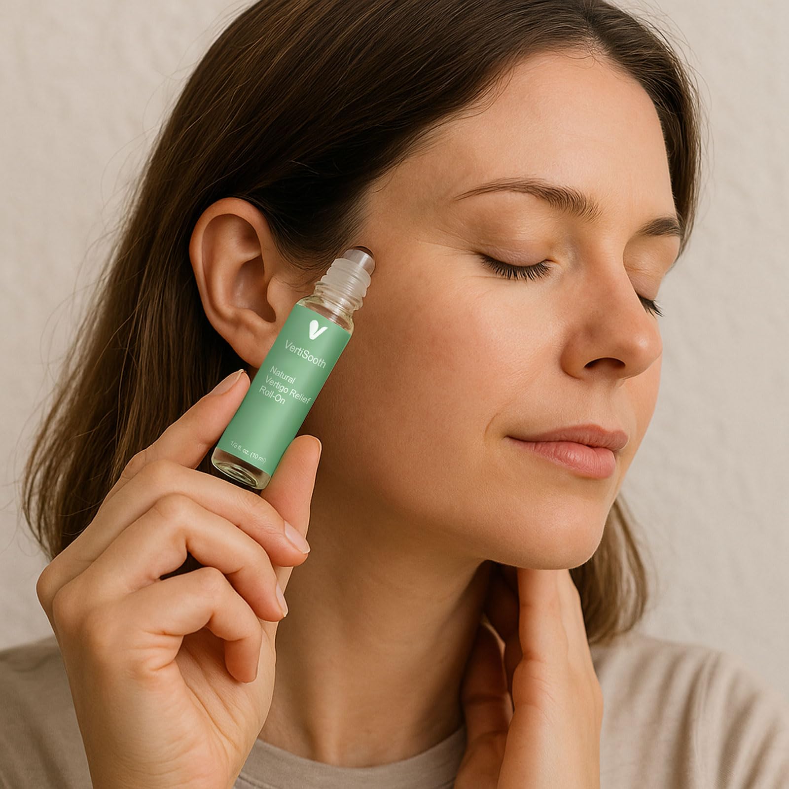 VERTISOOTH Anti-Dizzy Roll-On – Natural Vertigo Relief Roller (Pocket-Size 10 ml)