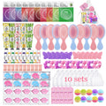 VESPRO 110PCS Spa Party Supplies for Teen Girls – Face Masks, Hand Cream, Lip Balm & More