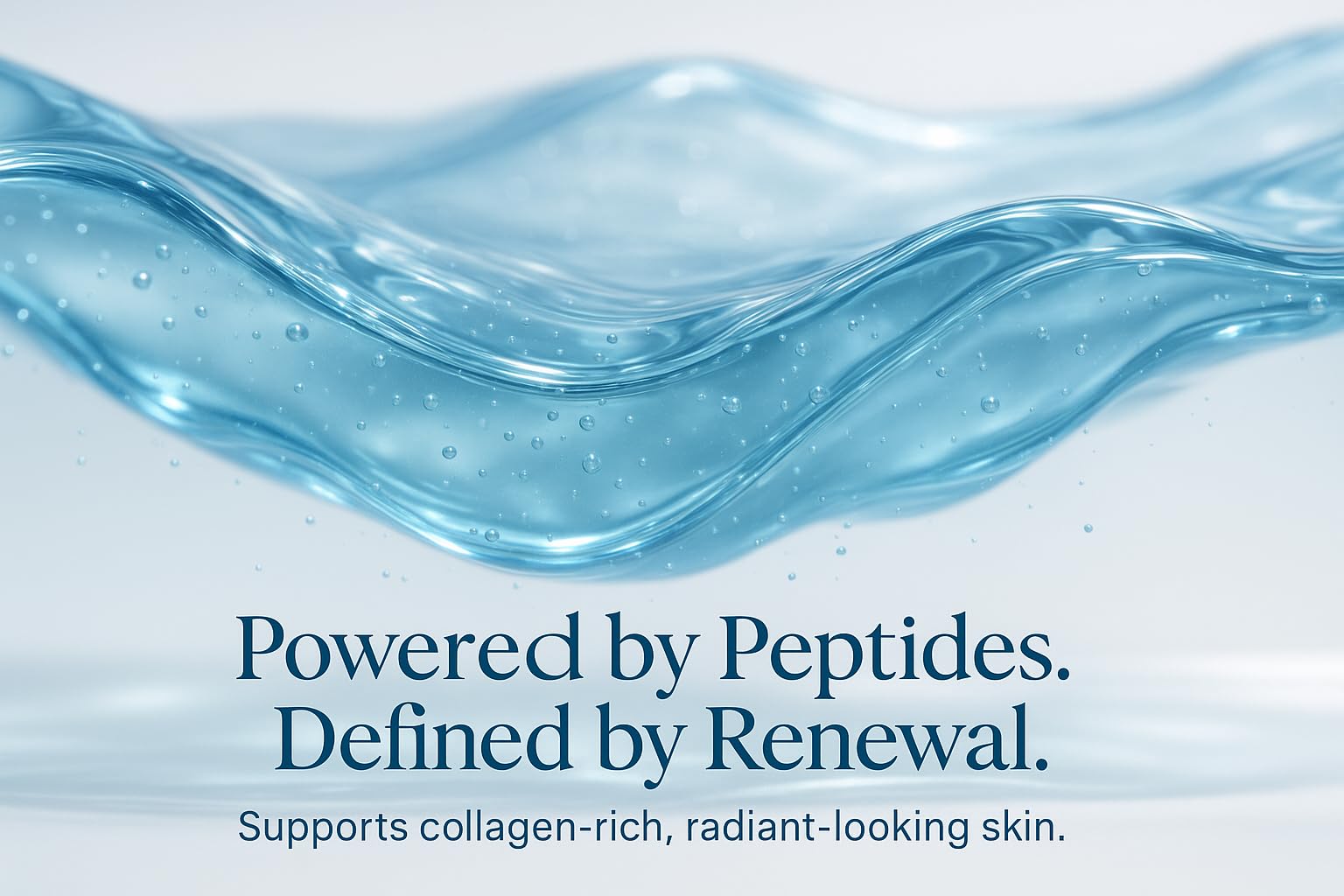 VÉVIQUE Renewelle Bleu Peptide Serum – Copper Tripeptide-1, EGF & Niacinamide, 1 oz