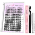 VEYESBEAUTY Lash Clusters Kit – DIY Individual Lashes, Whisper Lash 8–16mm