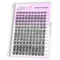 VEYESBEAUTY LuxeBold Cluster Lashes – DIY Invisible Band, 8–16mm Mixed Length
