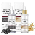 VEYANCO Peel Shot Rice Ampoule Duo – Gentle White & Black Rice Exfoliating Serum (2-pack)