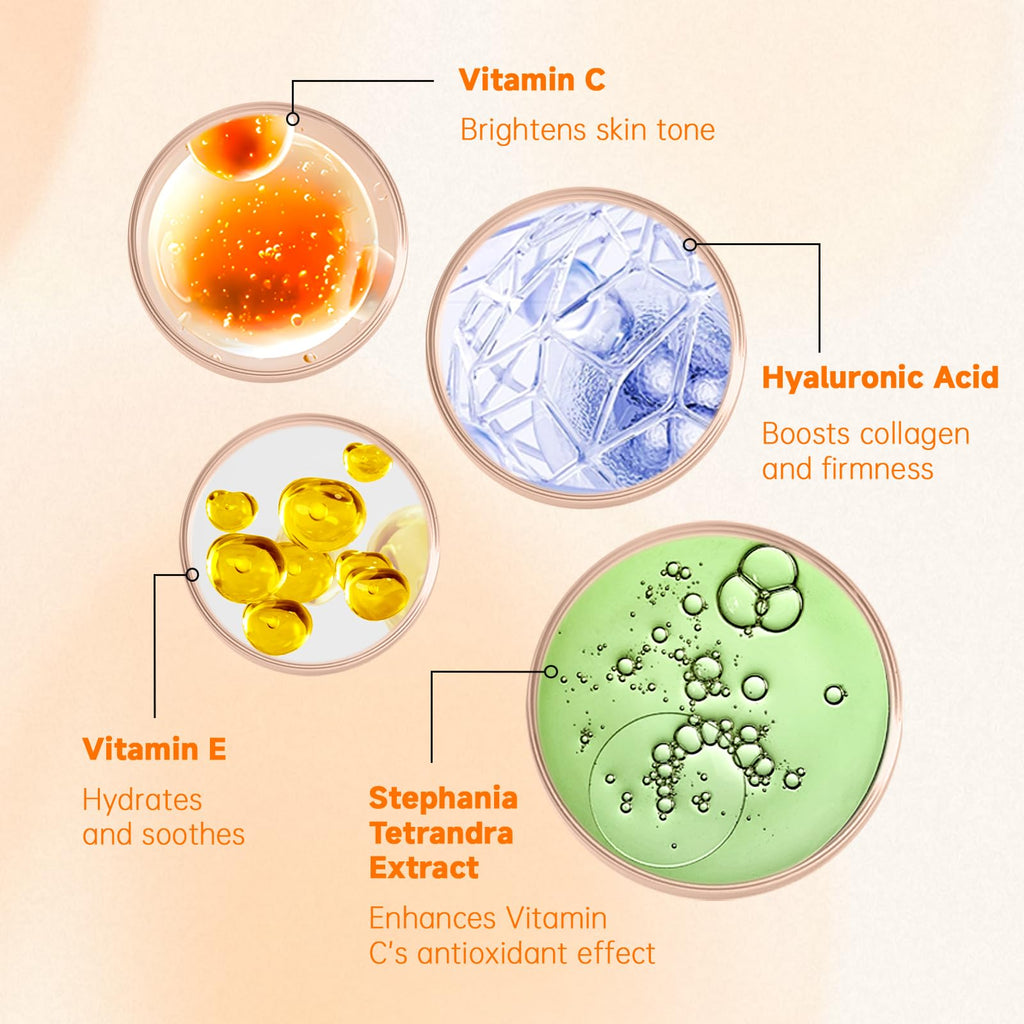 VGO 2 Pack Vitamin C Face Serum – Deep Hydration, Radiance & Even Tone