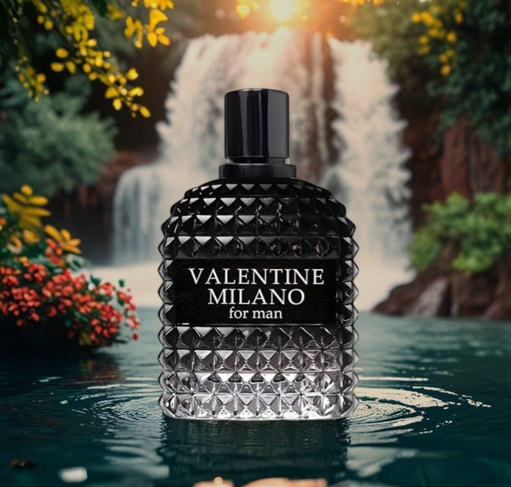 Viaan Krishna Valentine Milano & SG for Men – 2x 3.4oz Cologne Set + 2x 5ml Travel Sprays