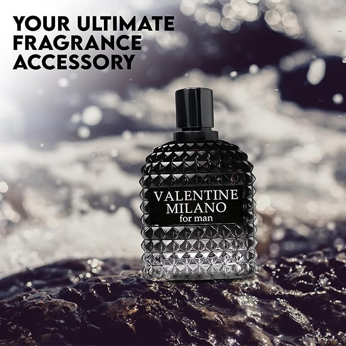 Viaan Krishna Valentine Milano & SG for Men – 2x 3.4oz Cologne Set + 2x 5ml Travel Sprays
