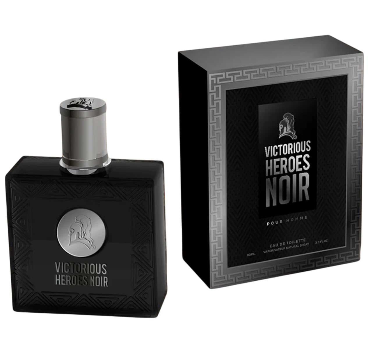 Viaan Krishna VICTORIOUS HEROES NOIR Cologne for Men – Cedarwood & Vanilla EDT, 3 oz